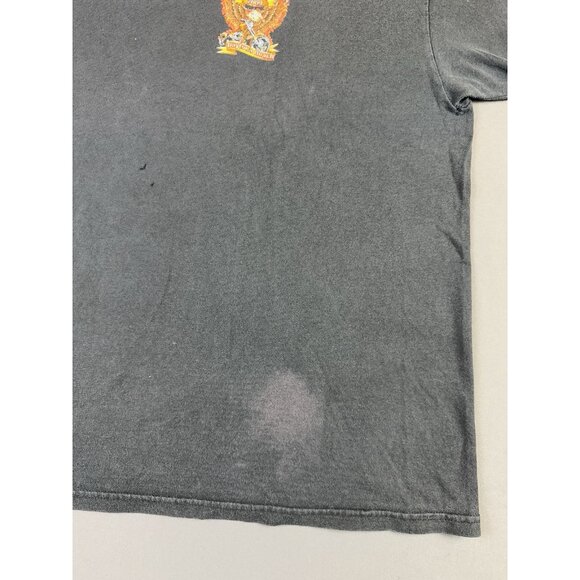 Rare Vintage Y2K Bike Week 2009 Daytona Beach Eagle Thrashed Faded Black XL Tee - Picture 8 of 11